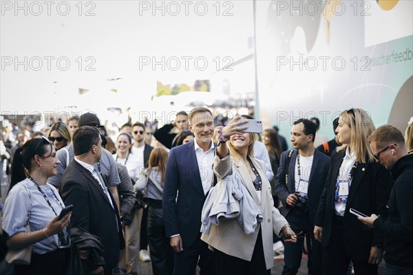 Christian Lindner (FDP), Federal Minister of Finance, photographed at the OMR Festival (Online