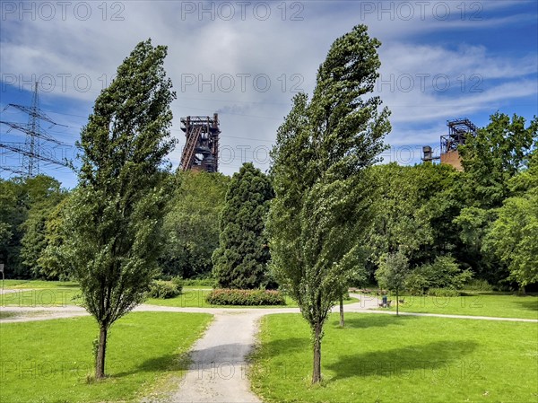 The Volkspark Schwelgern in Duisburg Marxloh, from 1925, municipal park donated by August Thyssen,