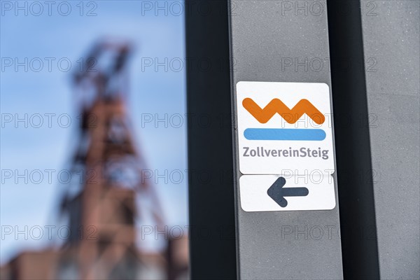 Zollverein Coal Mine Industrial Complex World Heritage Site, double trestle winding tower of shaft