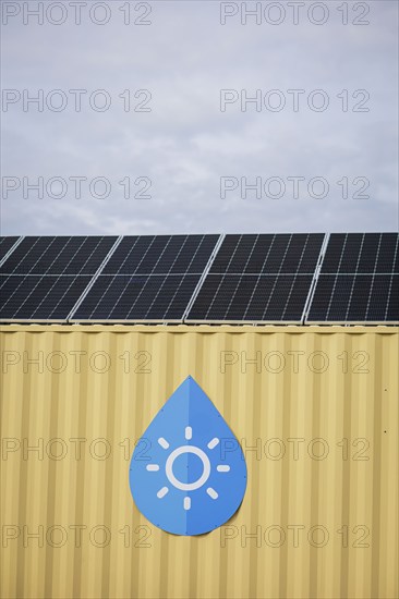 Solar water desalination plant. Mykolaiv oblast, 25.02.2024. Photographed on behalf of the Federal