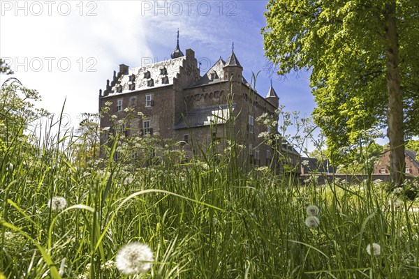 Medieval castle Doorwerth near Arnhem, Gelderland, the Netherlands