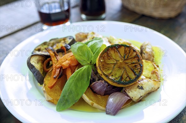 Close-up of vegetarian curry dish in Uruguay, South America