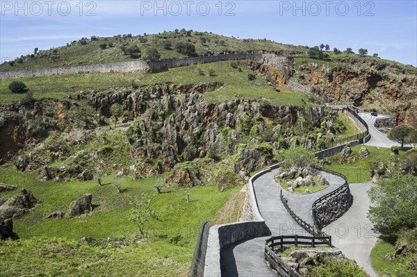 Enclosure at the Cabarceno Natural Park, Penagos, Cantabria, Spain, Europe