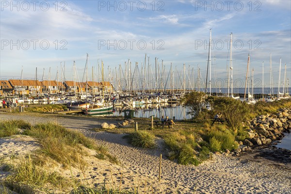 Klintholm Havn Marina, Mön Island, Denmark, Europe