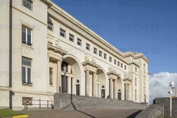 Thermae Palace Hotel, former coastal thermal baths, spa in Art Deco style from 1933 at seaside