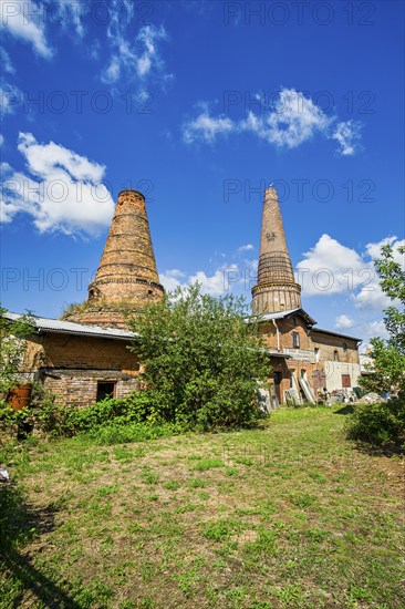 Historic lime kilns, Wriezen, Brandenburg, Germany, Europe