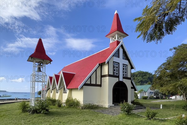Excursion destination Photo motif for tourists Church of Notre-Dame Auxiliatrice de Cap Malheureux