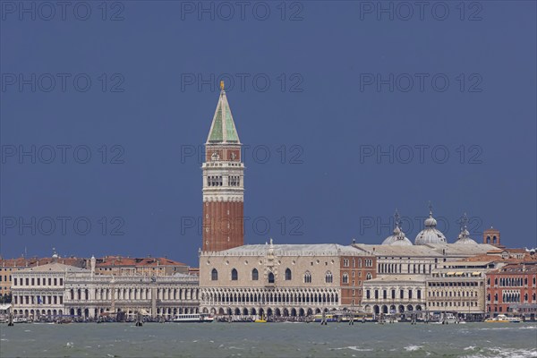 City view of Venice, view of the city from the Canale della Giudecca. St Mark's Square, St Mark's