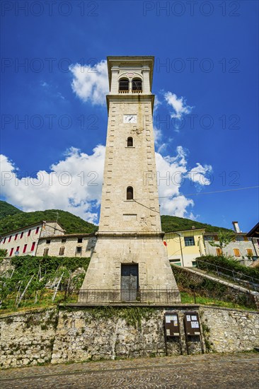 Church in Santo Stefano, Valdobbiadene, Treviso, Italy, Europe