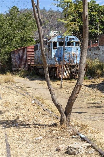 Oaxaca, Mexico, The Oaxaca Railroad Museum. The Mexican Southern Railroad began operations between