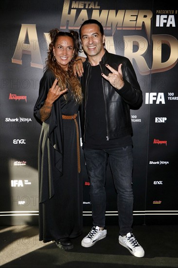 Kate Kaputto and Bülent Ceylan at the Metal Hammer Awards 2024 in the Uber Eats Music Hall. Berlin,
