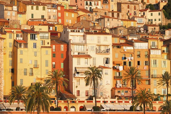 The town of Menton reflects, Côte d'Azur, Provence, France, Europe