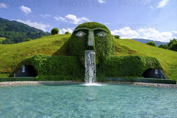 Giant and his Chambers of Wonder, Swarovski Crystal Worlds, Wattens, Inntal, Tyrol, Austria, Europe