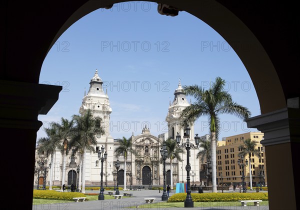 Cathedral of Lima or Cathedral Basilica of St John, Lima, Peru, South America