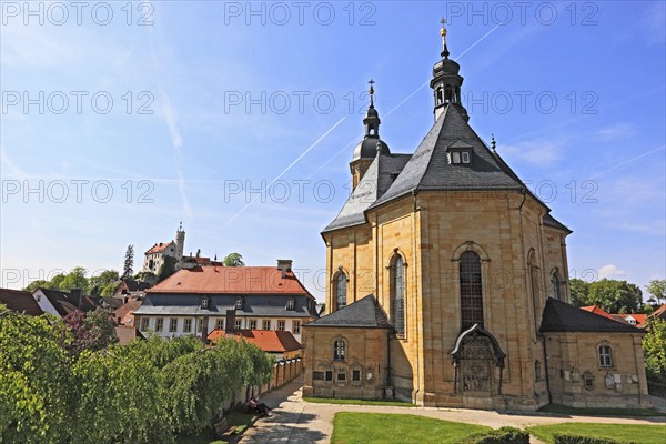 Pilgrimage basilica of the Holy Trinity of the Franciscan monastery in Gößweinstein, district of