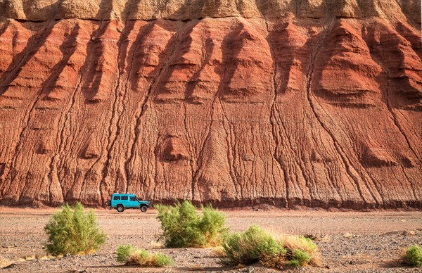 Landscape formation of Shar canyons. Gobi-Altai province, Mongolia, Asia