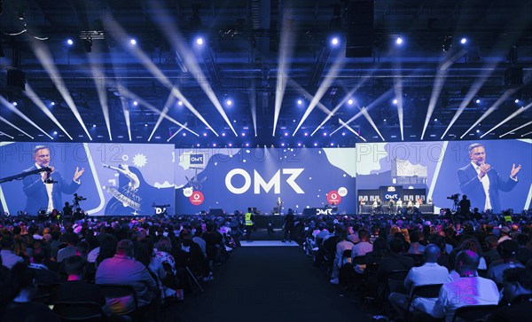 Christian Lindner (FDP), Federal Minister of Finance, photographed at the OMR Festival (Online