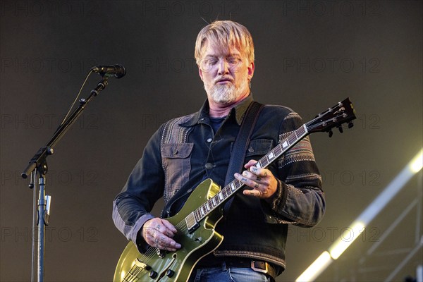 Adenau, Germany, 7 June 2024: Josh Homme from Queens of the Stone Age plays at Rock am Ring. The