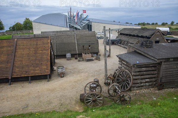 Dybbøl Banker entrenchment, memory from the war with Germany 1864, Dybbol, Sonderborg, Als, South