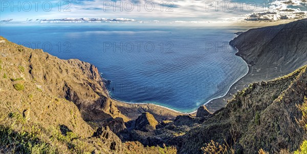 Landscape on the caldera rim of El Hierro