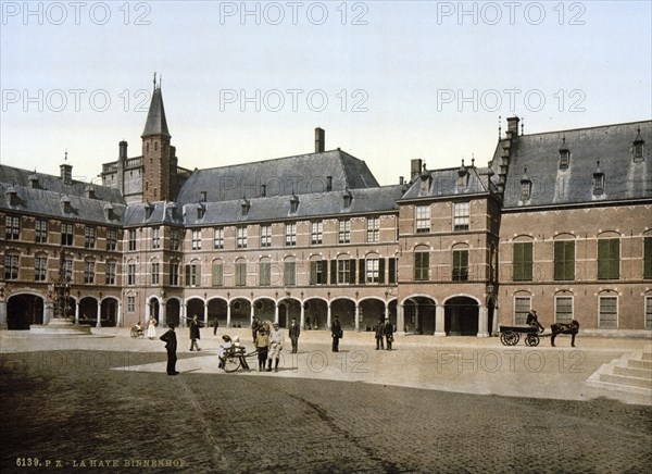 Binnenhof, Innerer Hof, Hof van Holland, a building complex in the centre of The Hague. The Dutch