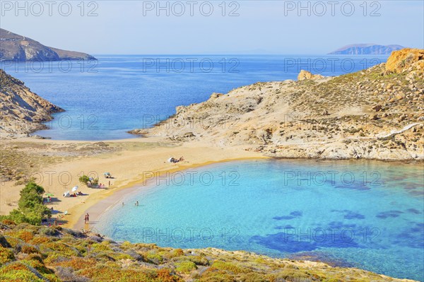 Sandy beach, Serifos Island, Cyclades Islands, Greece, Europe