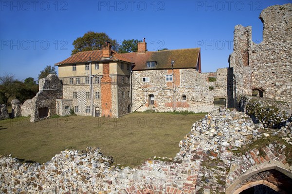Leiston Abbey ruins, Suffolk, England. The mainly 14th century remains of an abbey of