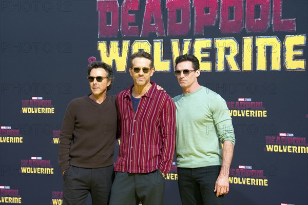 Shawn Levy (director), the actors Ryan Reynolds, Hugh Jackman, DEADPOOL & WOLVERINE (cinema