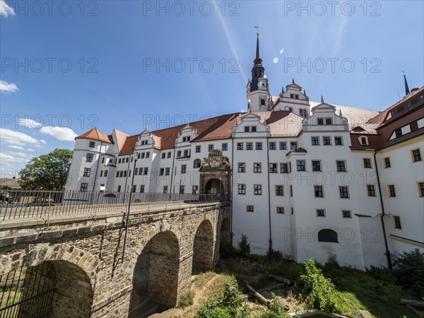 Castle Hartenfels in Torgau, Saxony, Germany, Europe