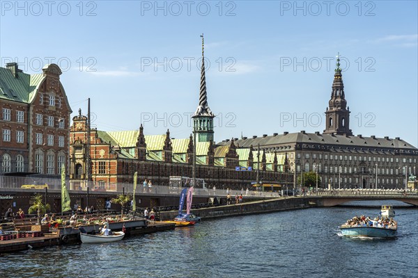 The former Børsen stock exchange on the Holmens Canal in Copenhagen, Denmark, Europe