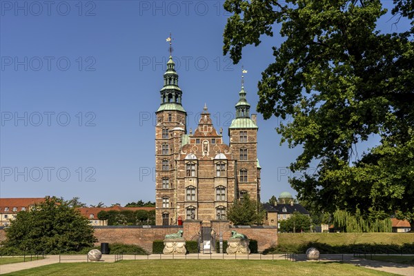 Rosenborg Castle in Copenhagen, Denmark, Europe