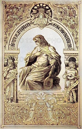 Wolfram von Eschenbach, around 1160/80, around/after 1220, was a German-language poet, digital