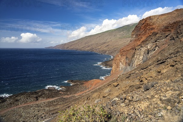 The coast at Playa de Tacorón, El Hierro, Canary Islands, Spain, Europe