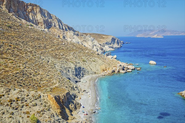 Katergo beach, Folegandros Island, Cyclades Islands, Greece, Europe