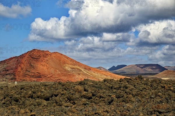 Los Hervideros, volcanic landscape with lava caves and bizarre rock formations, Lanzarote, Canary