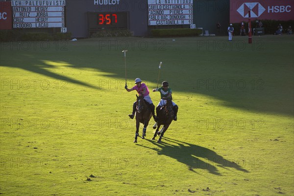 Scene from the 131st Argentine Open Polo Championship (Spanish: Campeonato Argentino Abierto de