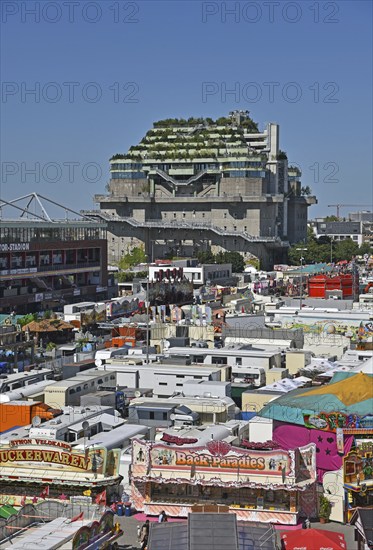 Europe, Germany, Hanseatic City of Hamburg, St. Pauli, former anti-aircraft bunker on Feldstrasse