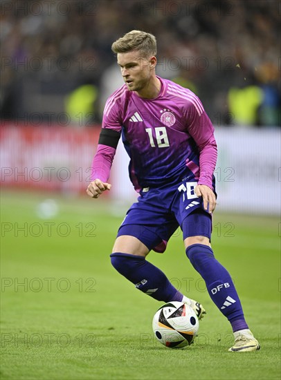 Maximilian Mittelstädt GER action on the ball, international match Germany GER vs Netherlands NED,