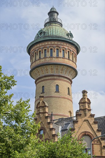 Biebrich Water Tower, Rudolf-Vogt-Straße, Wiesbaden, Hesse, Germany, Europe