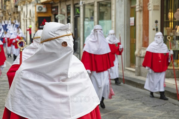 Good Friday procession, Enna, Siclly, Italy, Europe