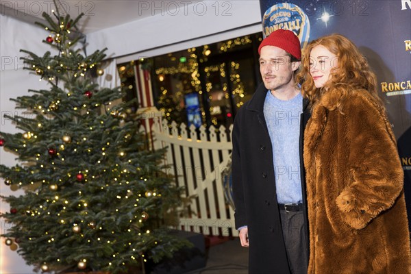 Marleen Lohse with man Max Montgomery at the premiere of the 20th Original Roncalli