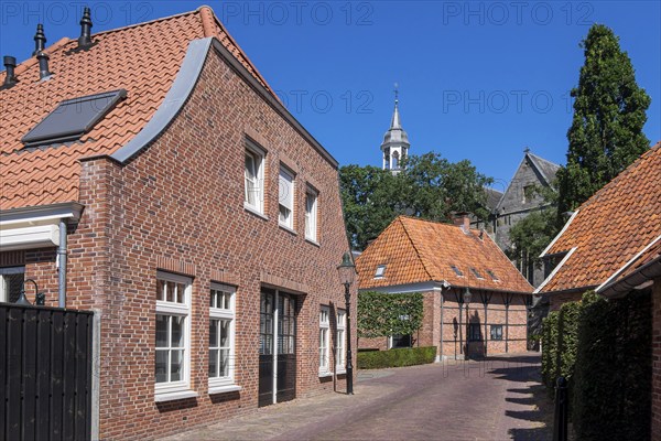 Alley Old Town Ootmarsum, Dinkelland, Twente, Overijssel, Netherlands