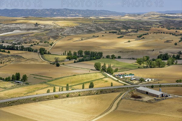 Landscape near Huete, Province of Cuenca, Castilla-La Mancha Region, Spain, Europe