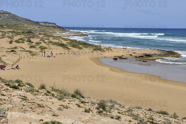 Playa de Calblanque, beach in the regional park Monte de las Cenizas y (Peña) del Águila, near