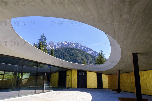 Shopping Mall, Dobbiaco, Pustertal, South Tyrol, Italy, Europe