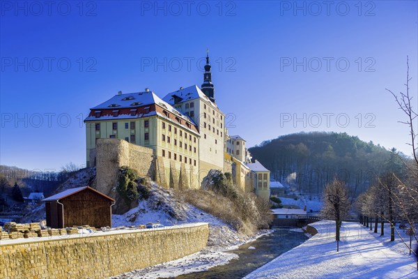 Weesenstein Castle in Winter