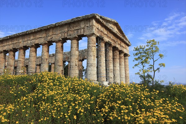 Temple of Hera, Temple of Hera in the former ancient city of Segesta, the province of Trapani,