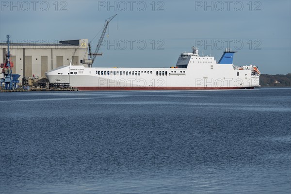 Ferry Tennor Ocean, launched in 2022, Flensburg, Schleswig-Holstein, Germany, Europe