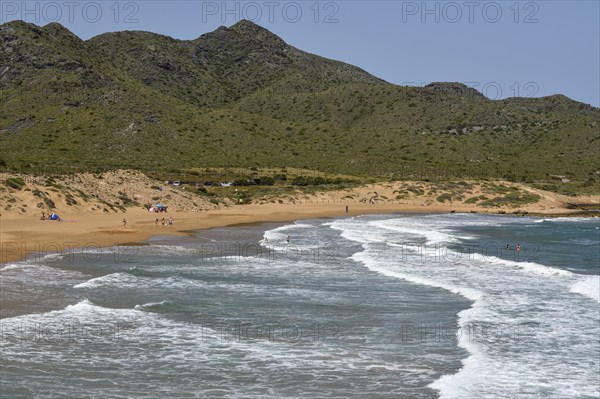 Playa de Calblanque, beach in the regional park Monte de las Cenizas y (Peña) del Águila, near