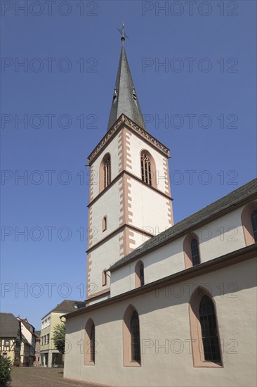 St. Michael Church in Lohr am Main, Lower Franconia, Franconia, Spessart, Bavaria, Germany, Europe